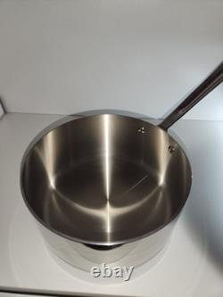 All-Clad D3 Stainless Steel 3 Quart Sauce Pan With Lid NEW