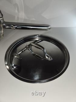 All-Clad D3 Stainless Steel 3 Quart Sauce Pan With Lid NEW