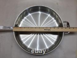 All-Clad D3 Stainless Steel 6 Quart Saute Pan Covered