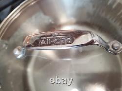 All Clad D3 Stainless Steel 8 Quart Stock Pot with All Clad Glass Lid