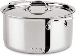 All-Clad D3 Stainless Steel Stockpot, 8 Quart NEW