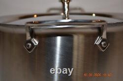 All-Clad D5, 18/10 Brushed Stainless Steel 5-Ply, 8 Quart Stock Pot NEW