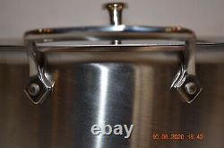 All-Clad D5, 18/10 Brushed Stainless Steel 5-Ply, 8 Quart Stock Pot NEW