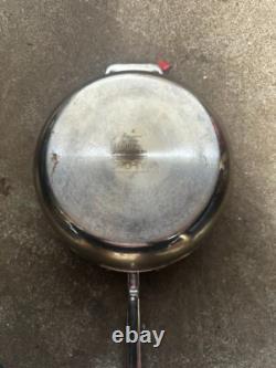 All Clad D5 Polished D5 5-ply Stainless Steel 4 Quart Saute Pan with Lid 11.5