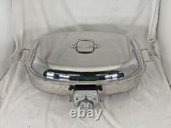 All-Clad Deluxe 6 Quart Electric Skillet 6701 Stainless Steel Model 99006