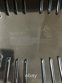 All-Clad Deluxe 6 Quart Electric Skillet 6701 Stainless Steel With Lid Excellent