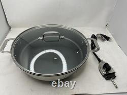 All-Clad Electrics Stainless Steel and Nonstick Surface Skillet 7 Quart