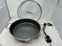 All-Clad Electrics Stainless Steel and Nonstick Surface Skillet 7 Quart
