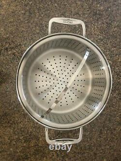 All-Clad Gourmet Accessories 12 Quart Multi-Cooker withTwo Steamer Baskets + Lid