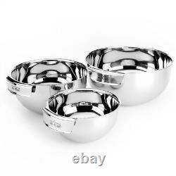 All-Clad Kitchen Accessories Stainless Steel Mixing Bowls Set 1.5 3 5 Quart