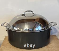 All-Clad LTD 12 Qt Rondeau- Dome & Flat Lids Rare Vtg Stock Pot Hard to Find USA