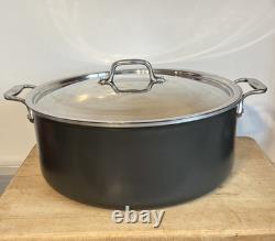 All-Clad LTD 12 Qt Rondeau- Dome & Flat Lids Rare Vtg Stock Pot Hard to Find USA