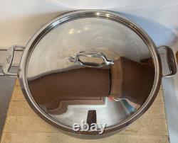 All-Clad LTD 12 Qt Rondeau- Dome & Flat Lids Rare Vtg Stock Pot Hard to Find USA