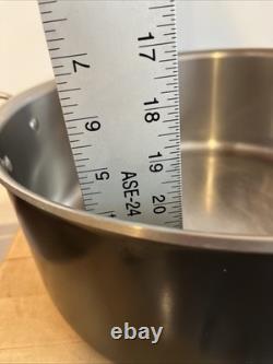 All-Clad LTD 12 Qt Rondeau- Dome & Flat Lids Rare Vtg Stock Pot Hard to Find USA