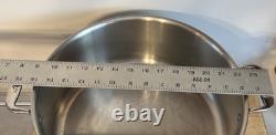 All-Clad LTD 12 Qt Rondeau- Dome & Flat Lids Rare Vtg Stock Pot Hard to Find USA