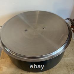 All-Clad LTD 12 Qt Rondeau- Dome & Flat Lids Rare Vtg Stock Pot Hard to Find USA