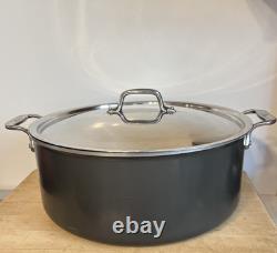 All-Clad LTD 12 Qt Rondeau- Dome & Flat Lids Rare Vtg Stock Pot Hard to Find USA