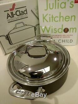 All-Clad LTD 2-1/2-Quart JULIA CHILD Casserole Pan with Cookbook COLLECTORS ITEM