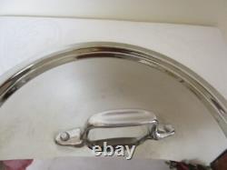 All Clad Large Cooking Stock Pot With Lid Stainless Steel 8 Quart VGC