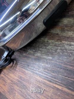 All-Clad Polished Stainless Steel Electric Skillet Model 6701 E105725 6 Quart