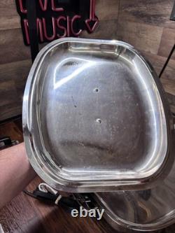 All-Clad Polished Stainless Steel Electric Skillet Model 6701 E105725 6 Quart