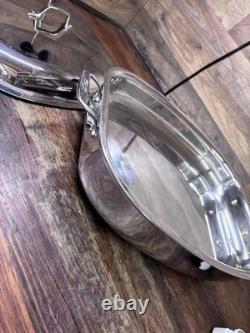 All-Clad Polished Stainless Steel Electric Skillet Model 6701 E105725 6 Quart