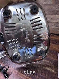 All-Clad Polished Stainless Steel Electric Skillet Model 6701 E105725 6 Quart
