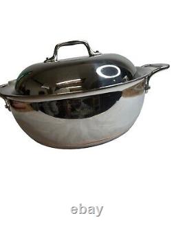 All-Clad SS Copper Core 5-Ply Bonded 5 1/2 Quart Dutch Oven with Lid USA Photos