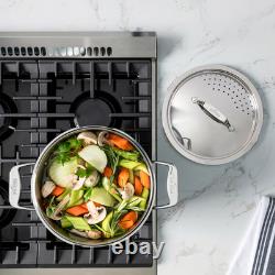 All-Clad Simply Strain 8-Quart Multi Pot with Straining Lid Stainless Steel