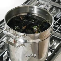 All Clad Simply Strain, Stainless Steel Multipot with Insert, 12 Quart