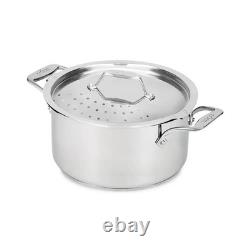 All Clad Simply Strain, Stainless Steel Multipot with Straining Lid, 6 Quart