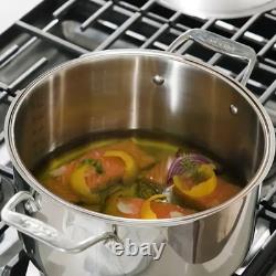 All Clad Simply Strain, Stainless Steel Multipot with Straining Lid, 6 Quart