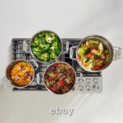 All Clad Simply Strain, Stainless Steel Multipot with Straining Lid, 6 Quart