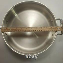 All-Clad Skillet Saute Pan 4 Quart D3 stainless made in USA 4 QT All Clad with LID