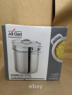 All-Clad Specialty Stainless Steel 12-Quart Multi Cooker Steamer Set #59912