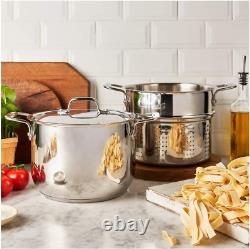All-Clad Specialty Stainless Steel 3 Piece Cookware Set with Lid 6 Quart Inducti