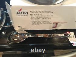 All-Clad Stainless 3 quart sauteuse with All Clad spoon new in box