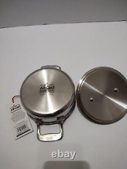 All-Clad Stainless Steel 1/2 Quart Cocotte With Lid 0.5 Qt Set of 4 Dutch Ovens