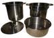 All-clad Stainless Steel 12 Quart Multi Stock Pot With Pasta Strainer, Steamer Lid