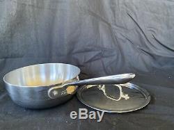 All-Clad Stainless Steel, 2-Quart Saucier Pan With Lid