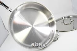All-Clad Stainless Steel 3 Quart 11 Saute Pan with Lid Two Handles Vintage
