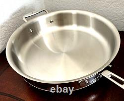 All-Clad Stainless Steel Copper Core 5-ply 3 Quart Saute Or Frying Pan with Lid