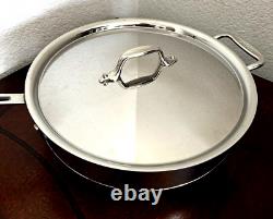 All-Clad Stainless Steel Copper Core 5-ply 3 Quart Saute Or Frying Pan with Lid