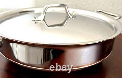 All-Clad Stainless Steel Copper Core 5-ply 3 Quart Saute Or Frying Pan with Lid