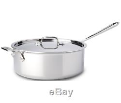 All-Clad Stainless Steel Saute Pan & Lid 6 Quart