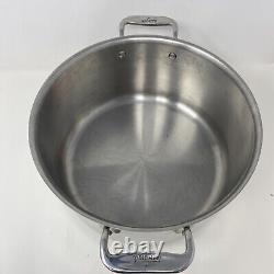 All Clad Stainless Steel Stockpot with lid, 8-Quart