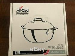 All-Clad Stainless Steel Tri-Ply 5.5 Quart Dutch Oven withLid