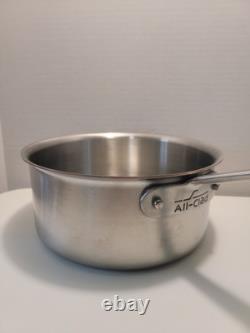 All Clad Thomas Keller Copper Core Stainless Steel 3 Quart Saucepan 0841505