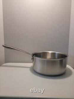 All Clad Thomas Keller Copper Core Stainless Steel 3 Quart Saucepan 0841505