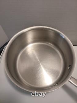 All Clad Thomas Keller Copper Core Stainless Steel 3 Quart Saucepan 0841505